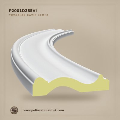 Poliüretan Kütük 3x113 cm Yuvarlak Kavis Kemer Profili
