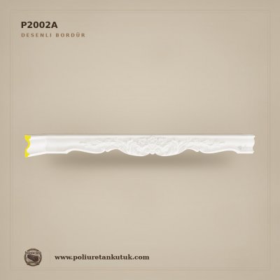 P2002A Poliüretan 19 cm Klasik Desenli Duvar Bordürü