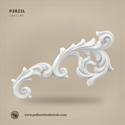 Poliüretan Kütük P2822L Klasik Dekoratif Duvar Süslemesi (41x61 cm)