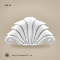 140x770x450 mm Poliüretan İstiridye Motifli Kapı ve Pencere Tacı