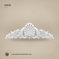 202x1713x577 mm Poliüretan Dekoratif Deniz Kabuğu Söve Tacı