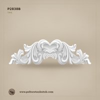 140x1080x332 mm Klasik Rölyefli Poliüretan Dekoratif Taç