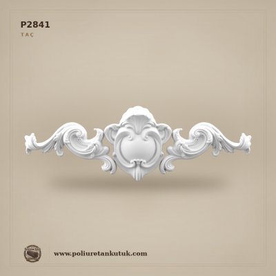 190x1535x515 mm Poliüretan Simetrik Oymalı Söve Taç Modeli