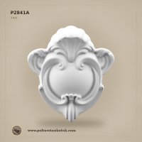 Poliüretan Kütük 19x46x51 cm Dekoratif Oymalı Taç P2841A
