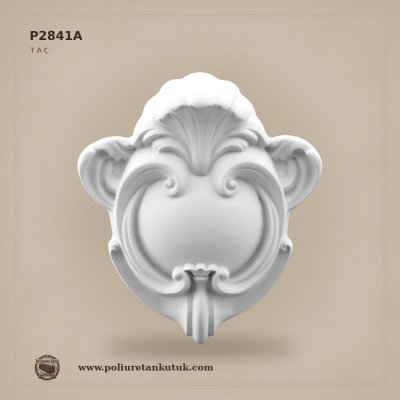 Poliüretan Kütük 19x46x51 cm Dekoratif Oymalı Taç P2841A