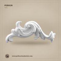Poliüretan Kütük Oymalı Dekoratif Taç P2841R 10x66 cm