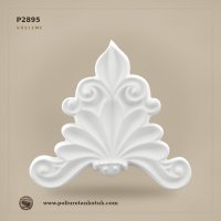 Poliüretan Akant Yapraklı Oymalı Süsleme Modeli 25x28 cm (252x277x17 mm)