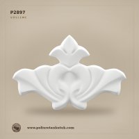Klasik Oymalı Süsleme Motifi 11x17 cm Poliüretan Aplik (114x172x13 mm)