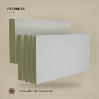 15 cm Derinlikli Geometrik Poliüretan 3D Duvar Paneli 72x146 cm