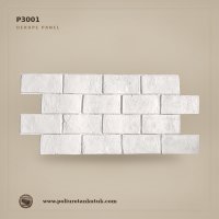 Poliüretan Tuğla Dokulu Dekupe Duvar Paneli 61x135 cm
