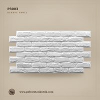 Poliüretan Tuğla Desenli Dekupe Dekoratif Panel 65x125 cm