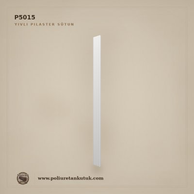 Poliüretan Yivli Dekoratif Pilaster Sütun Gövdesi 3x15x240 cm