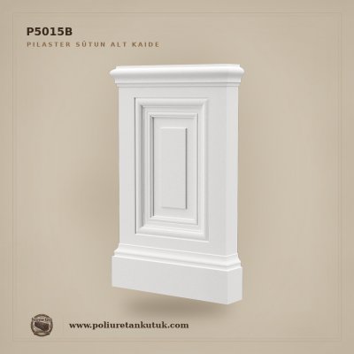 Poliüretan Kademeli Pilaster Sütun Alt Kaidesi 4x17x30 cm