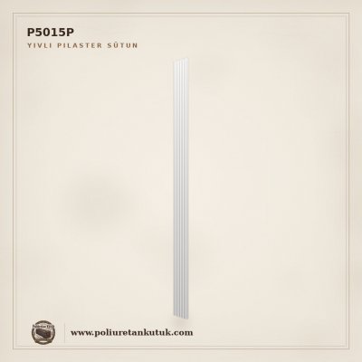Poliüretan Yivli Dekoratif Pilaster Sütun Gövdesi 3x15x240 cm