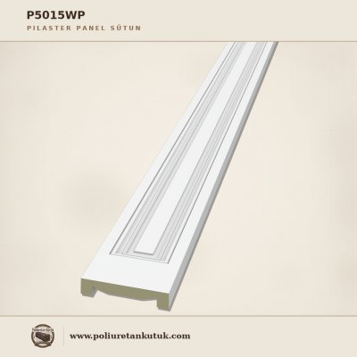 Poliüretan Sade Panel Dekorlu Pilaster Sütun 3x15x240 cm