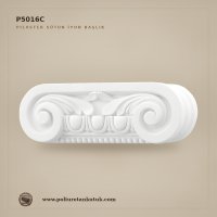 Poliüretan İyon Pilaster Sütun Başlığı 67x241x81 mm