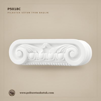 Poliüretan İyon Pilaster Sütun Başlığı 64x260x82 mm