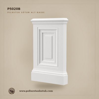 Poliüretan Pilaster Sütun Alt Kaidesi P5020B (4x23x36 cm)