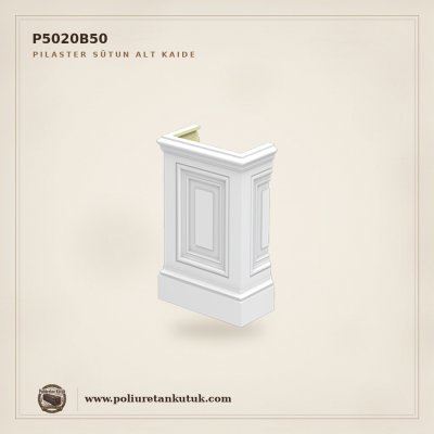 P5020B50 Pilaster Sütun Alt Kaide