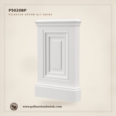 Poliüretan Pilaster Sütun Alt Kaidesi P5020BP (4x23x36 cm)