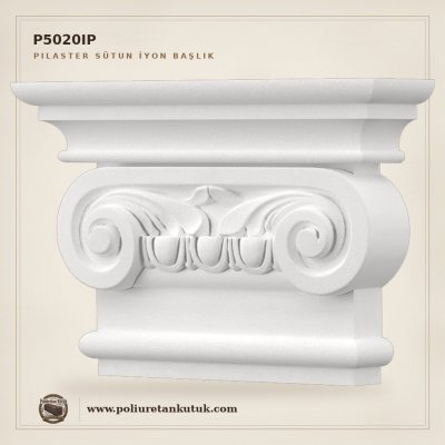 P5020IP İyonik Poliüretan Pilaster Sütun Başlığı 7.2x28.3x19.4 cm