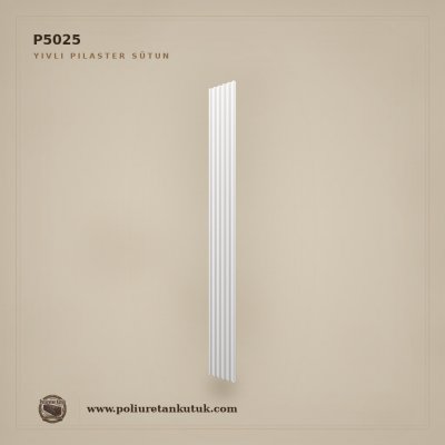 Yivli Poliüretan Pilaster Duvar Sütunu 3x25x240 cm