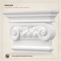 Poliüretan İyon Pilaster Sütun Başlığı 8x35x24 cm P5025IP