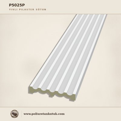 Yivli Poliüretan Pilaster Duvar Sütunu 3x25x240 cm