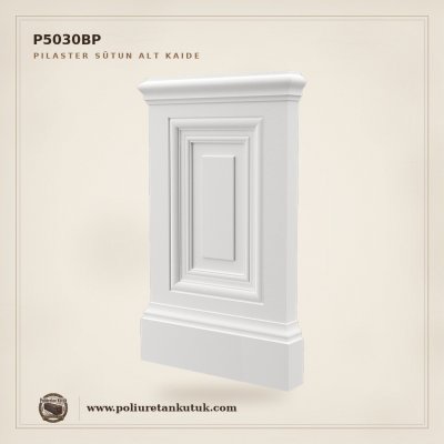 Poliüretan Kademeli Pilaster Sütun Alt Kaidesi 34x55 cm P5030BP