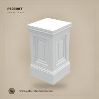 Poliüretan Dekoratif Klasik Pilaster Saksı Altlığı 34x61 cm