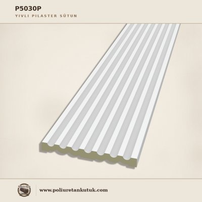 Poliüretan Yivli Pilaster Sütun Gövdesi 30x240 cm P5030P