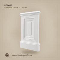 Poliüretan Kütük Sütun ve Pilaster Alt Kaidesi 45x75 cm