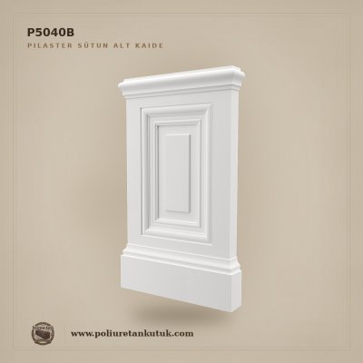 Poliüretan Kütük Sütun ve Pilaster Alt Kaidesi 45x75 cm
