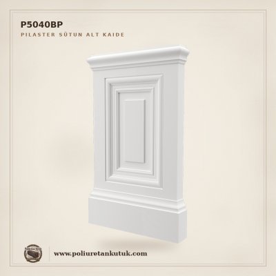 Poliüretan Kütük Sütun ve Pilaster Alt Kaidesi 45x75 cm