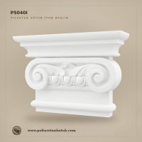 Poliüretan İyon Düzeni Pilaster Başlığı 145x595x408