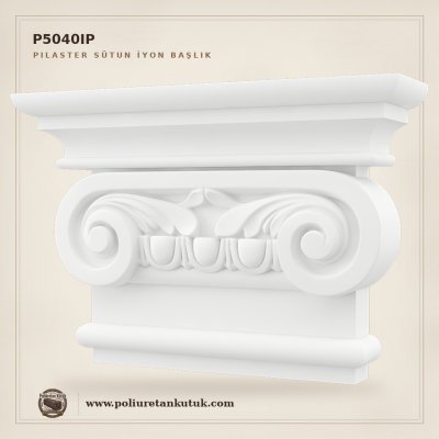 Poliüretan İyon Düzeni Pilaster Başlığı 145x595x408