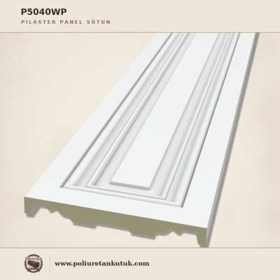Poliüretan Panel Motifli Pilaster Sütun 40x240 cm