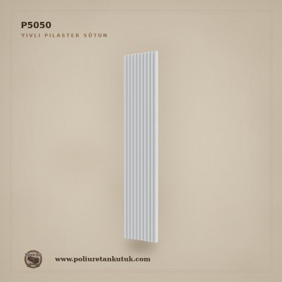 50x240 cm Yivli Dekoratif Poliüretan Pilaster Sütun
