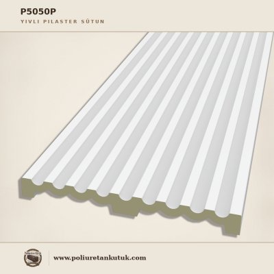 50x240 cm Yivli Dekoratif Poliüretan Pilaster Sütun