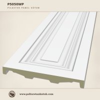 Poliüretan Kütük P5050WP Düz Panel Pilaster Sütun (5x50x240 cm)