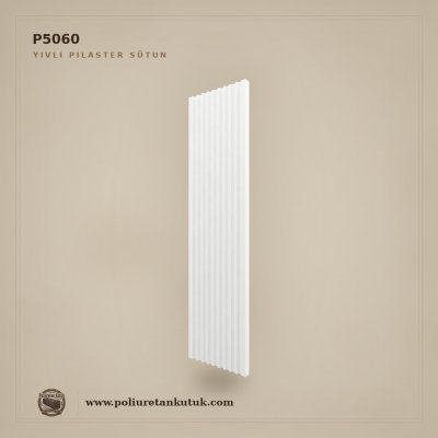 Dekoratif Poliüretan Yivli Pilaster Sütun 6x60x240 cm