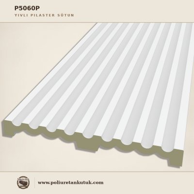 Dekoratif Poliüretan Yivli Pilaster Sütun 6x60x240 cm