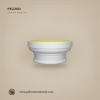 28x28 cm Klasik Oymalı Poliüretan Sütun Başlığı P5220D