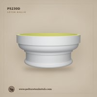 Poliüretan Sütun Başlığı Akant Motifli 43x19 cm - P5230D