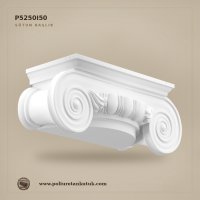 Poliüretan Kütük P5250I50 İyonik Sütun Başlığı 425x850x692 mm