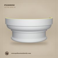 Poliüretan Kütük P5260D50 Akant Motifli Sütun Başlığı 42x84x38 cm