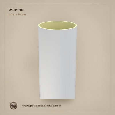 P5850B Poliüretan Pürüzsüz Düz Sütun Gövde Modeli 50x240 cm