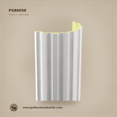P586050 Poliüretan Yivli Yarım Sütun Modeli 30x60x240 cm