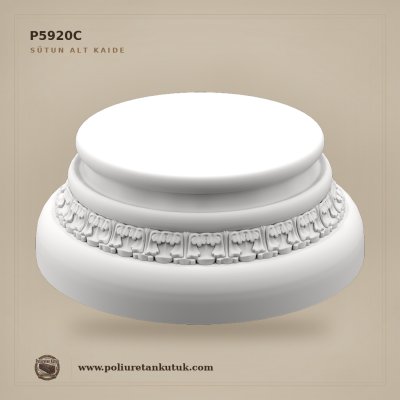 P5920C Poliüretan Sütun Alt Kaidesi 350x350x133 mm