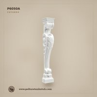 P6050A Poliüretan Klasik Kabartmalı Payanda 16x15x101 cm